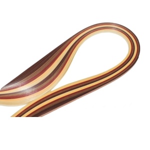 Paski do quillingu 5mm, 130g - odcienie brązu
