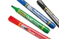 Marker permanentny N860 Pentel - ścięty - niebieski