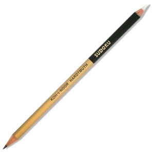 Ołówek grafitowo - gumkowy Sudoku 1350 Koh-I-Noor - złoty