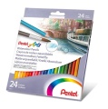 Kredki akwarelowe Pentel Arts 24 kolory
