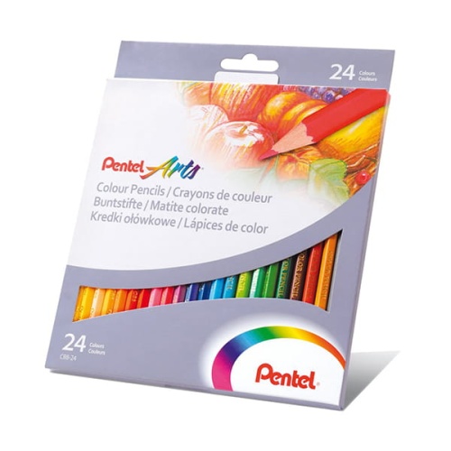 Kredki ołówkowe Pentel Arts 24 kolory