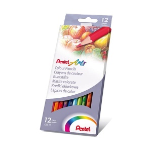 Kredki ołówkowe Pentel Arts 12 kolorów