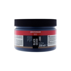 Grunt malarski, gesso 3007 Talens Amsterdam 250ml - czarne