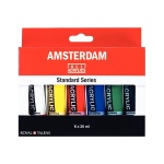 Zestaw farb akrylowych Talens AMSTERDAM - 6x20ml