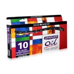 Zestaw farb olejnych Daler Rowney Graduate Oil - 10x38ml 