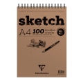 Blok szkicowy White Sketch Clairefontaine A4, 100ark. - na spirali.jpg