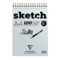 Blok szkicowy Ivory Sketch Clairefontaine A4, 100ark. - na spirali.jpg