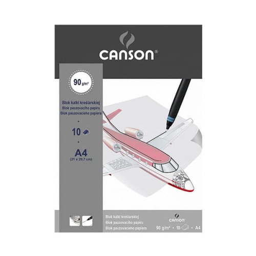 Kalka kreślarska Canson 90g - A4 ( blok ).jpg
