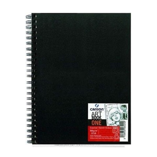 Szkicownik Canson ArtBook ONE - 100g, 80ark, A4, na spirali.jpg