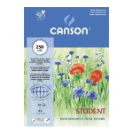 Blok do akwareli Canson Student - 250g, 10ark, A5 - fakturowany