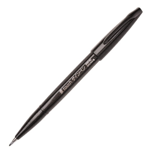 Flamaster Pentel Touch Brush Pen SES15 - czarny.jpg