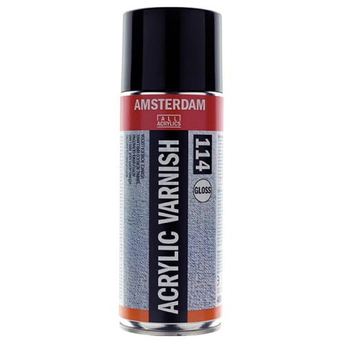 Werniks końcowy w spray'u Amsterdam 114 Talens - 400ml, błyszczący