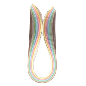 Paski do quillingu 10mm, 130g - mix kolorów PASTELOWYCH