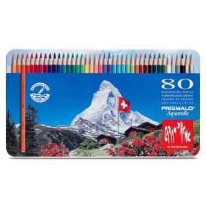 Kredki akwarelowe Caran d'Ache PRISMALO Aquarelle 80 kolorów