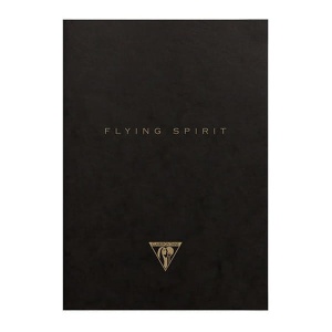 Notatnik Clairefontaine Flying Spirit  Black 16x21 cm - gładki 