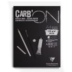 Blok szkicowy Carb'ON Clairefontaine - 120g, 20ark, A4 - czarny