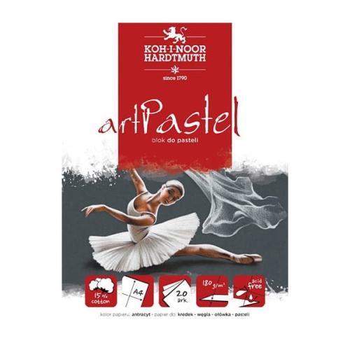 Blok do pasteli Koh-i-noor artPastel A4 - antracyt.jpg