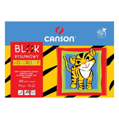 Blok rysunkowy Canson - 80g, 10ark, A3 - kolorowy.jpg