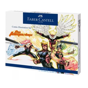 Zestaw do rysowania komiksów Comic Illustration Set Faber-Castell The Famazings