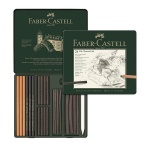 Zestaw węgli rysunkowych Faber Castell Pitt Coarcoal - 24 sztuki 