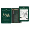 Zestaw ołówków rysunkowych Pitt Graphite Set FABER-CASTELL 11 sztuk