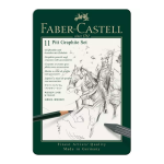 Zestaw ołówków rysunkowych Pitt Graphite Set FABER-CASTELL - 11 elementów
