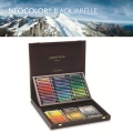 Caran d'Ache  Kredki Neocolor II, zestaw 84szt w drewnianej kasecie
