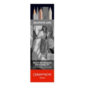 Zestaw artystyczny do szkicowania Caran d'Ache Multi-Tech Graphite Line - 11 elementów