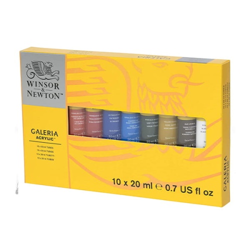Zestaw farb akrylowych Winsor&Newton Galeria Acrylic 10x20ml