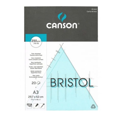 Blok szkicowy Canson Bristol Pad - 250g, 20ark, A4.jpg