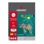 Blok techniczny Canson - 160g, 10ark, A3 - kolorowy
