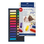 Pastele miękkie mini FABER-CASTELL Soft Pastels 24 kolory