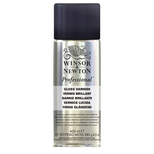 Werniks końcowy Winsor&Newton 400ml - w spray'u - BŁYSZCZĄCY