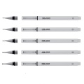 Zestaw cienkopisów Winson & Newton Finelines Black Assorted Set - 5 sztuk