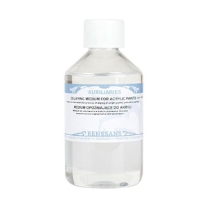 Medium opóźniające do farb akrylowych Renesans - 250ml