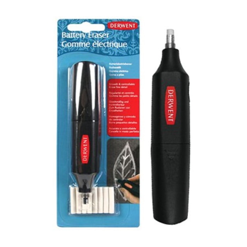 Elektryczna gumka do mazania Derwent + wkłady wymienne