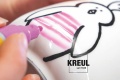 Zestaw markerów do szkła i ceramiki KREUL Glass & Porcelain Pen Glitter - 5 kol. brokatowych