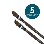 Pędzle syntetyczne Renesans 1200 krótki trzonek - Dagger