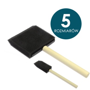 Pędzel gąbkowy Renesans PŁASKI