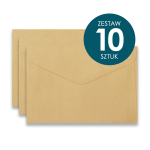 Koperta Galeria Papieru C6, 114x162mm, Pearl złoty - 10 sztuk
