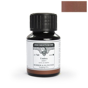 Tusz kaligraficzny rysunkowy Rohrer & Klingner 50ml -  Umbra