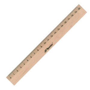 Linijka drewniana Leniar 17cm