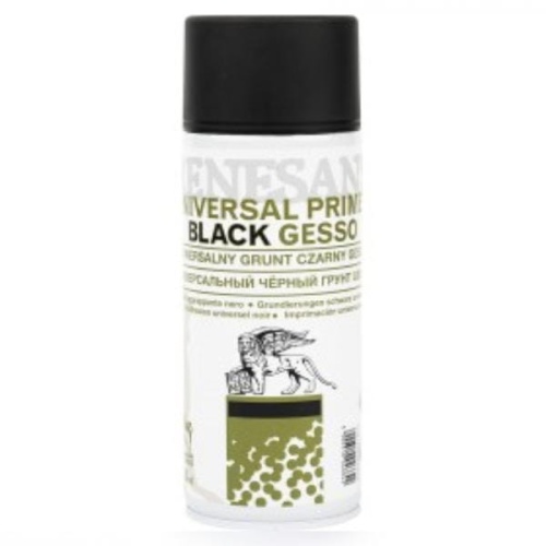 Grunt uniwersalny gesso Renesans 400ml spray czarny.jpg