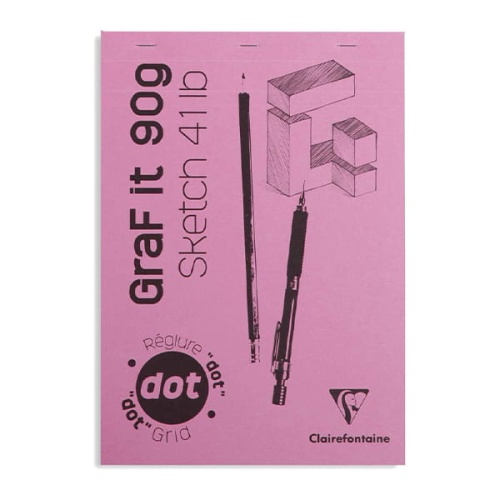 Szkicownik Graf it Sketch DOT Clairefontaine - 90g, 80k.jpg