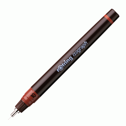Pisak kreślarski Isograph Rotring 0,10mm.gif
