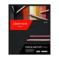 Zestaw pasteli w kredce Caran d'Ache Pastel Pencil Skin Tones & Earth Set 15 sztuk