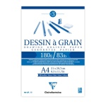 Szkicownik Clairefontaine Dessin a Grain - 180g, 30ark, A4