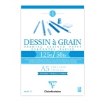 Szkicownik Clairefontaine Dessin a Grain - 125g, 40ark, A5