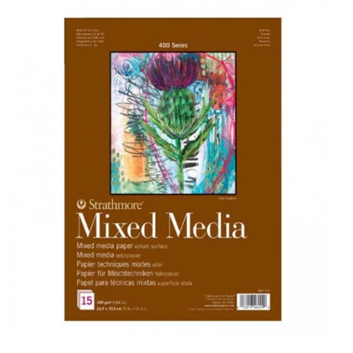 Blok malarski uniwersalny Strathmore Mixed Media seria 400 - 300g, A4, 15ark..jpg