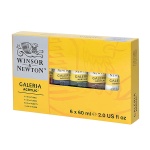 Zestaw farb akrylowych Winsor & Newton Galeria Acrylic 6x60ml 
